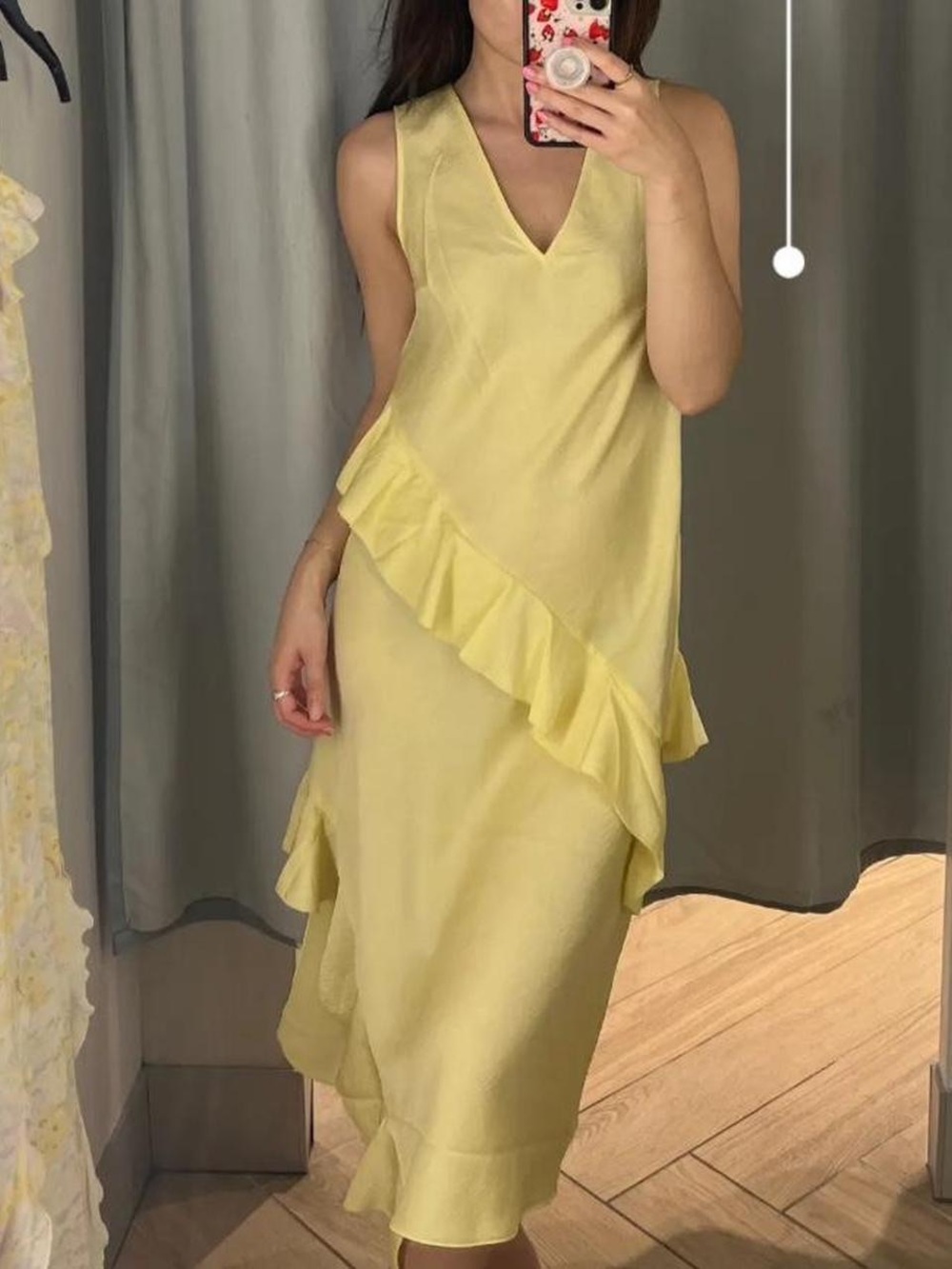 H&M Women's butter Yellow Dress
